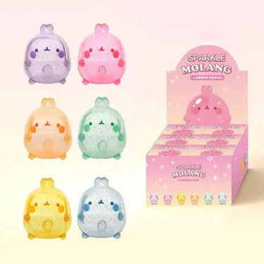 Sparkle Molang Random Figure Blind Box Cute Glitter Edition - Kawaii Toys